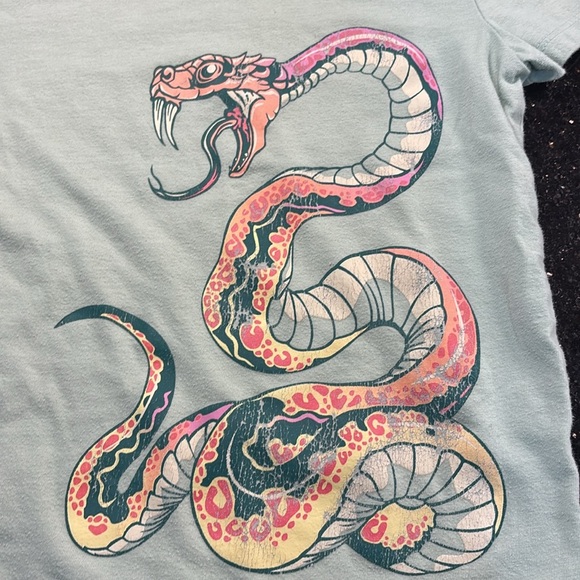 Cat & Jack boys 4-5T short sleeve shirt with dragon- light green. - Picture 2 of 4